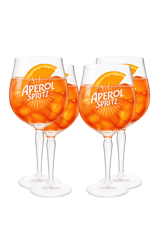 Zestaw 4 kieliszków do Aperol Spritz – Dla przyjaciół
