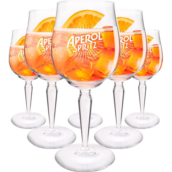 APEROL SPRITZ 6 KIELISZKÓW BOX