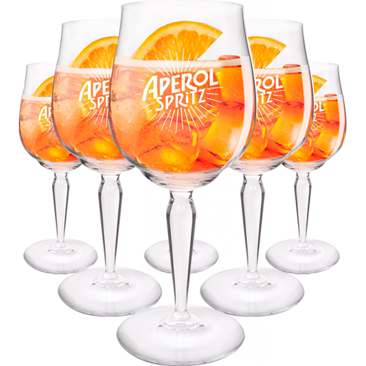 APEROL SPRITZ 6 KIELISZKÓW BOX